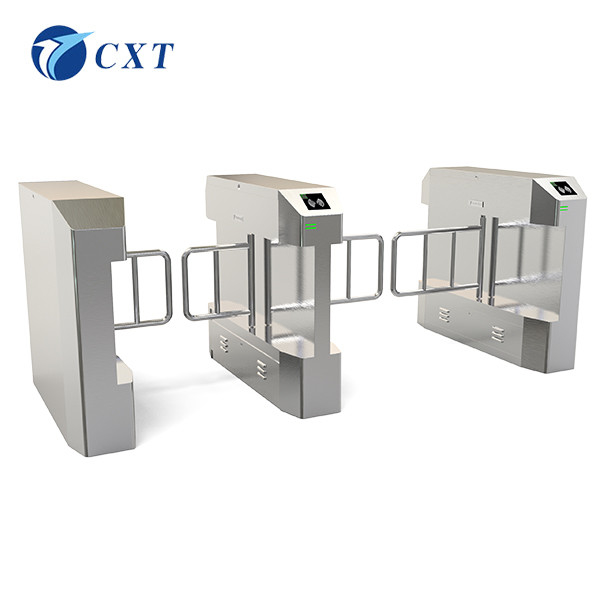 Electric Swing Barrier Gate For Office School Subway TCP/IP Komunikasi Antarmuka