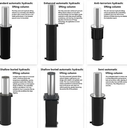 Hot-selling school community station shopping mall square fully automatic intelligent lifting column