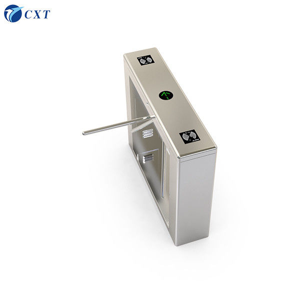 Bridge Type Tripod Turnstile Gate Fully Automatic with RS485 Interface and 40 Persons/Min Capacity in 1200x280x980mm Size