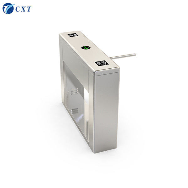Bridge Type Tripod Turnstile Gate Fully Automatic with RS485 Interface and 40 Persons/Min Capacity in 1200x280x980mm Size