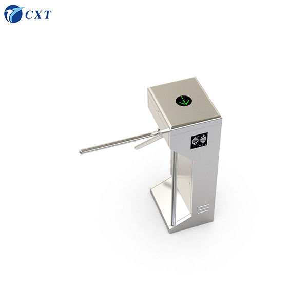 Vertical Tripod Turnstile Gate Stainless Steel with AC220V/110V Power 1600x280x980mm Size and 510mm Pole Length