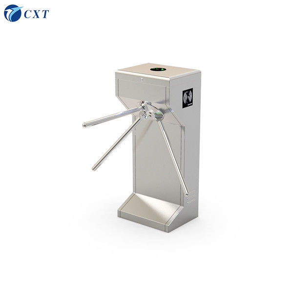 Vertical Tripod Turnstile Gate Stainless Steel with AC220V/110V Power 1600x280x980mm Size and 510mm Pole Length
