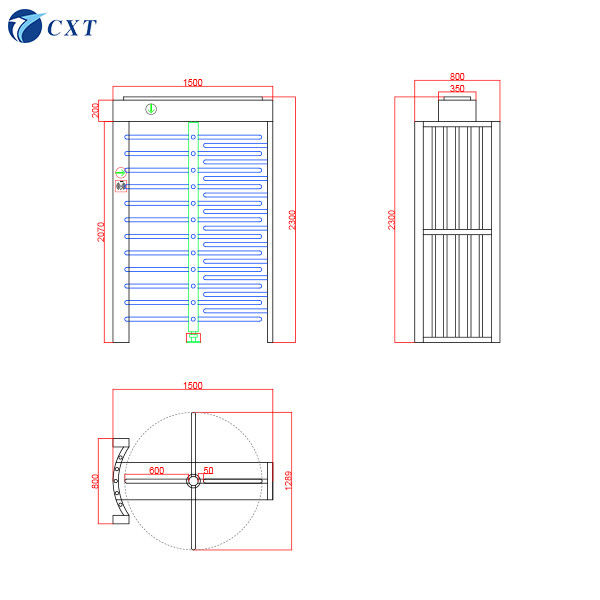 Nhận diện khuôn mặt Toàn thân Cổng xoay Động cơ không chổi than 40W 100W Z1701A-90
