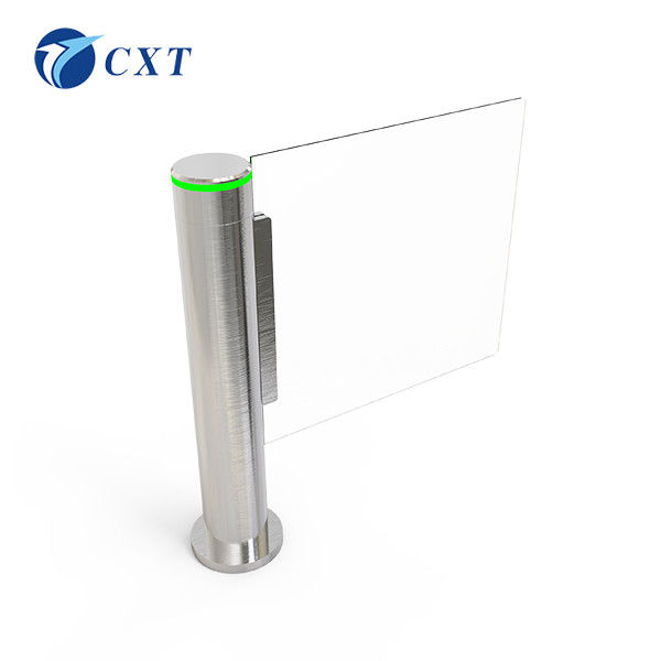 Community supermarket anti-collision swing gate intelligent full-automatic brushless motor swing gate Disabled Security Access Glass Swing Door 140s