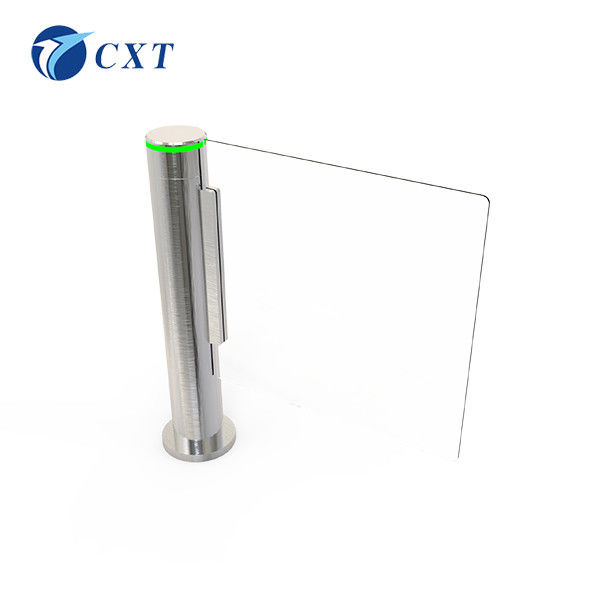 Community supermarket anti-collision swing gate intelligent full-automatic brushless motor swing gate Disabled Security Access Glass Swing Door 140s