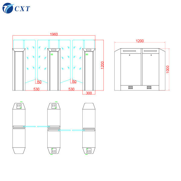 Global best-selling anti-climbing and anti-drilling fully automatic 1.8m face recognition brushless motor sliding gate 510Z