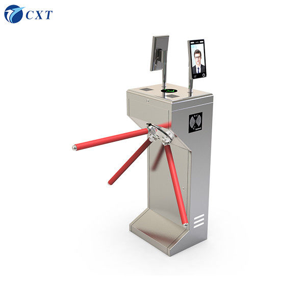 Vertical Tripod Turnstile Gate Stainless Steel with AC220V/110V Power 1600x280x9