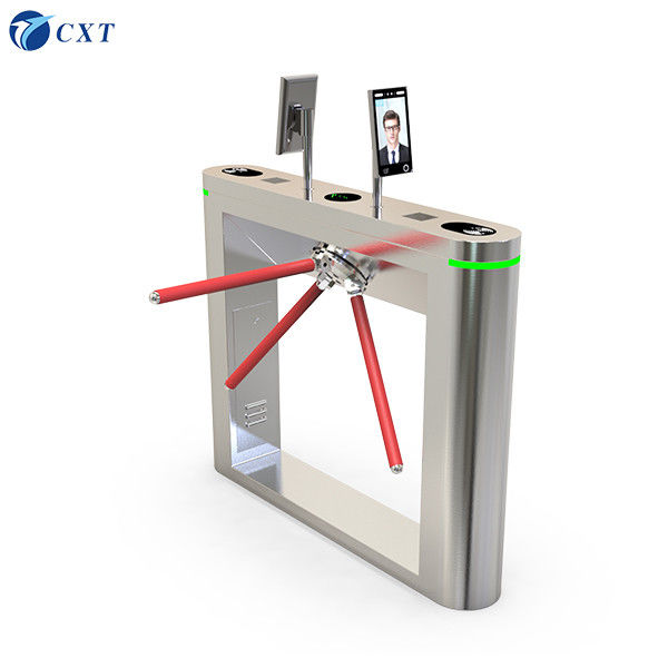 High Performance 304 Tripod Barrier Gate Drop Arm Turnstile With Light Strip