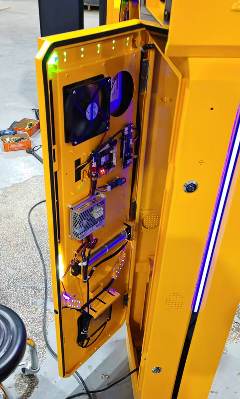 Automated Parking System with Touchscreen Input Method LCD Screen Display and Multiple Payment Methods