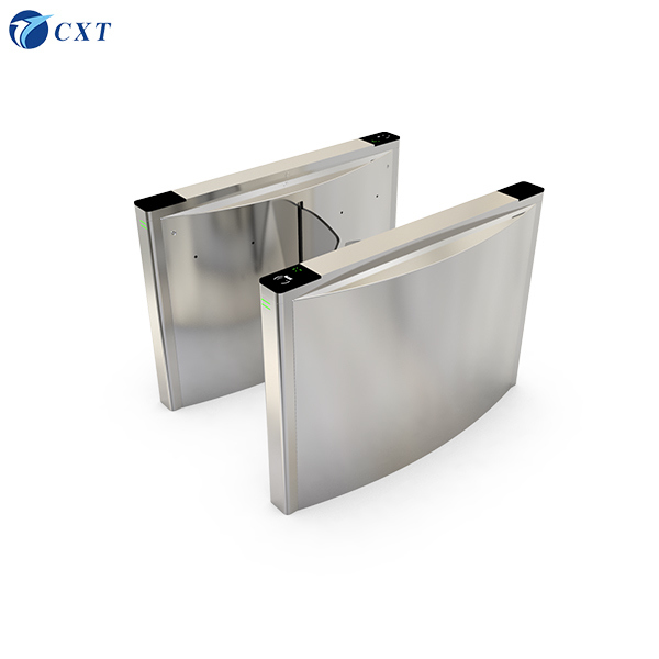 Customized Flap Barrier Gate with 1400*320*1000mm Sliding Turnstile and DC24V Control for 3,000,000 Times Life