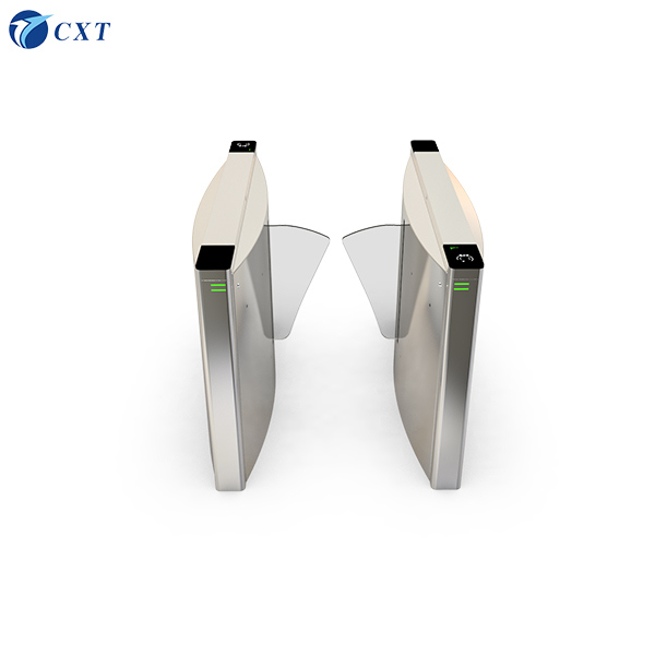 Customized Flap Barrier Gate with 1400*320*1000mm Sliding Turnstile and DC24V Control for 3,000,000 Times Life