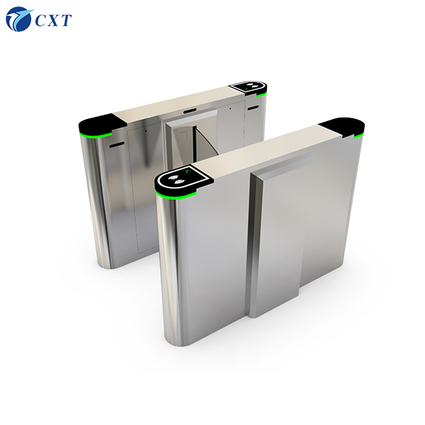 2.2mm Thick Steel Flap Barrier Gate with 1400*320*1000mm Sliding Turnstile Size and 400mm Arm Width