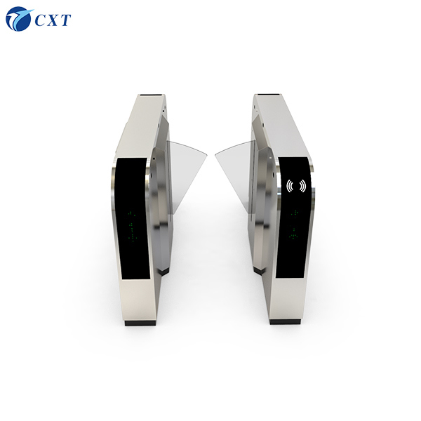 DC24V Control Voltage Flap Barrier Gate with More Than 5 Million Normal Running Life and ≤95% Relative Humidity
