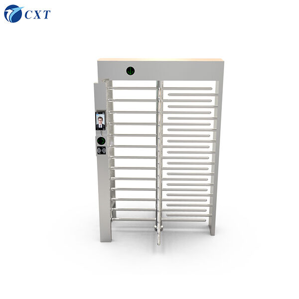 Full Height Turnstile Gate with AC220V±10% 50Hz±10% Operation Voltage and 90° Rotors With 4 Sections for Secure TCP/IP or RS485 Connectivity
