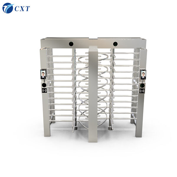 Full Height Turnstile With 1.2 Or 1.5mm Thickness Housing 90 Degree Rotors And 4 Arm Sections 650mm Pass Width For Secure Entry Points