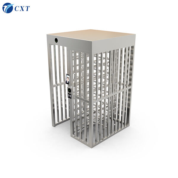50 60Hz powered turnstile gate featuring TCP IP standard or RS485 connection suitable for pedestrian flow management and security