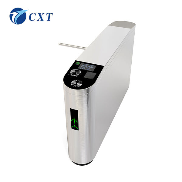 Bridge Type Tripod Turnstile Gate with 1200x280x980mm Dimensions 510mm Pole Length and 30W/24V DC Brushless Motor