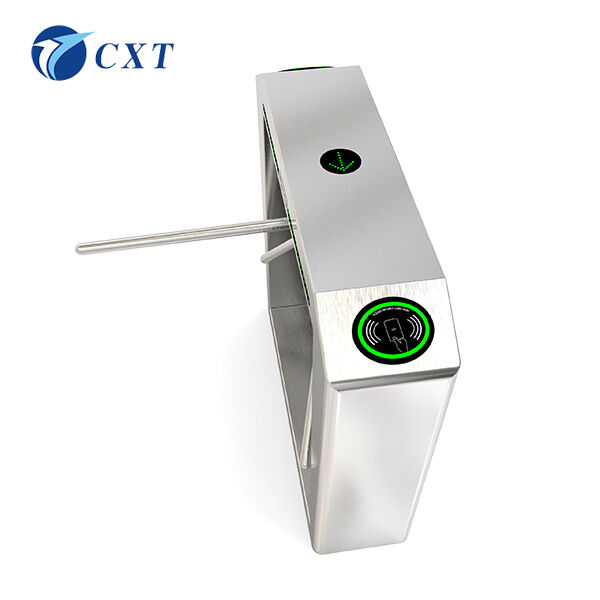 Intelligent Butterfly Shape Tripod Turnstile Gate with 30W/24V DC Brushless Motor and 420mm*330mm*980mm Dimensions