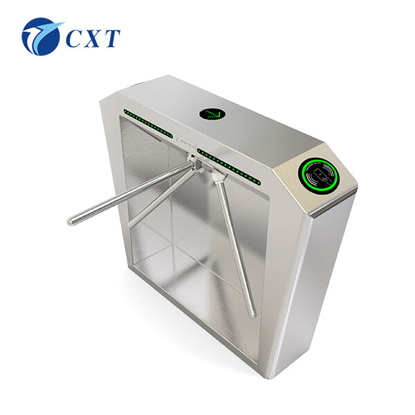 Intelligent Butterfly Shape Tripod Turnstile Gate with 30W/24V DC Brushless Motor and 420mm*330mm*980mm Dimensions