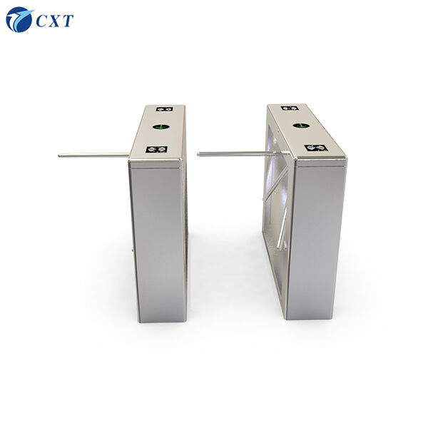 Bridge Type Tripod Turnstile Gate Fully Automatic with RS485 Interface and 40 Persons/Min Capacity in 1200x280x980mm Size