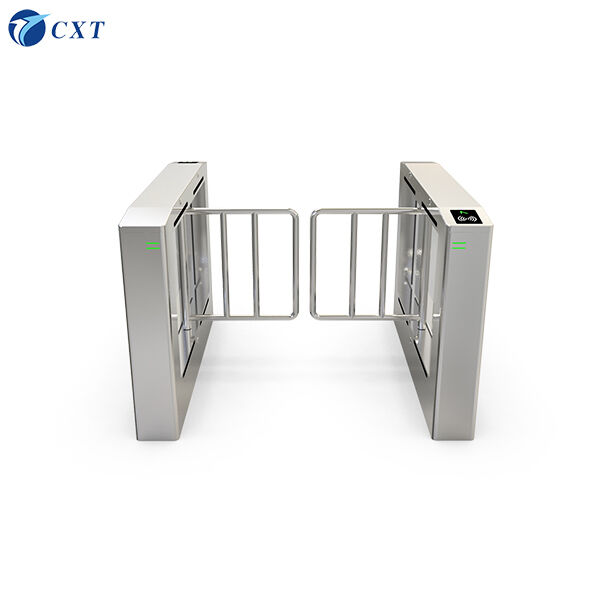 500-900mm Arm Length Swing Barrier Gate Compatible With RFID, Fingerprint, Barcode for Indoor and Outdoor Use