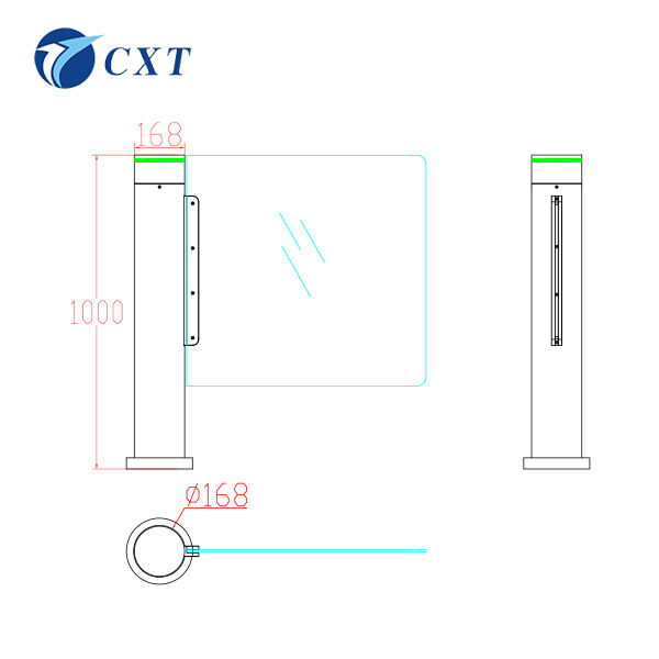 ประตูหมุนแบบมีมอเตอร์ไร้แปรงถ่านอัตโนมัติเต็มรูปแบบอัจฉริยะ พร้อมระบบป้องกันการชน และโครงสร้างสแตนเลสสตีล 304 เพื่อการควบคุมการเข้าออกที่ปลอดภัย