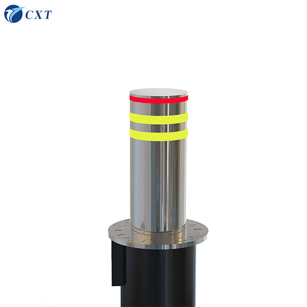 Crash Rated Automatic Bollard with Stainless Steel Material Hydraulic Lifting Core and IP68 Waterproof