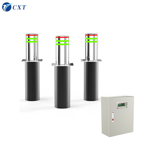 Crash Rated Automatic Bollard with Stainless Steel Material Hydraulic Lifting Core and IP68 Waterproof