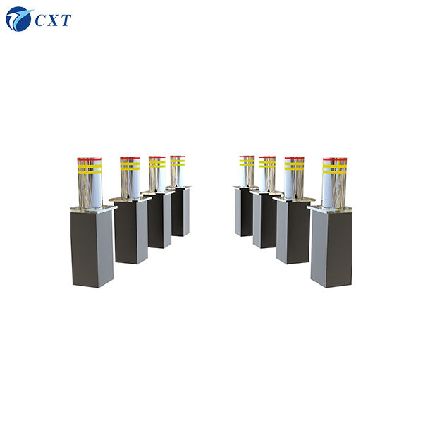 Electric Automatic Retractable Bollard with Stainless Steel 304 Hydraulic Lifting Core and IP68 Waterproof Security