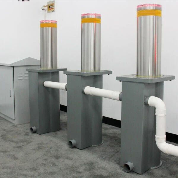 Système de bornes hydrauliques automatiques électriques avec matériau en acier inoxydable étanche IP68 et noyau de levage hydraulique