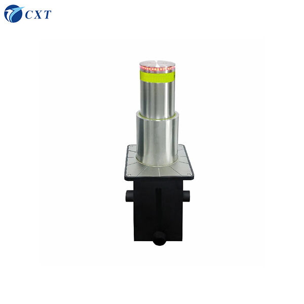 Shallow Mounted Two Stage Telescopic Pneumatic Automatic Bollard with IP68 Waterproof Protection