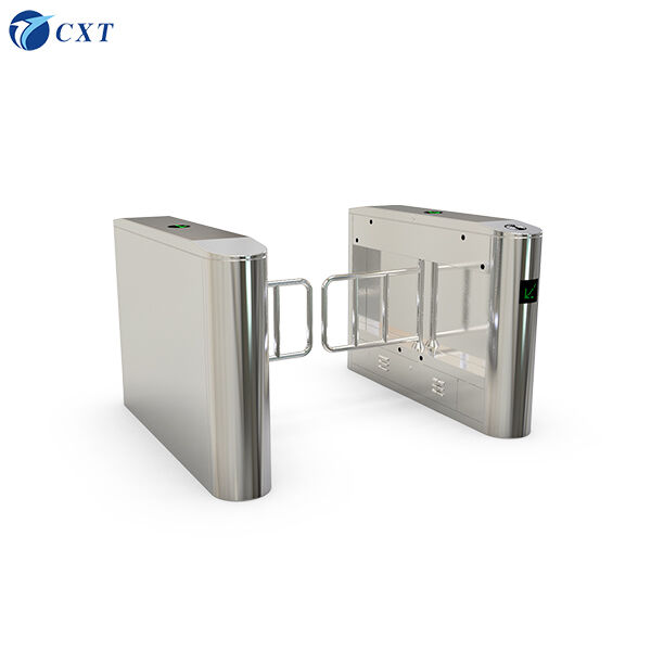 Remote Control Swing Barrier Gate with Face Recognition and 1400mm Length for 25-30 Persons/Minute Flow