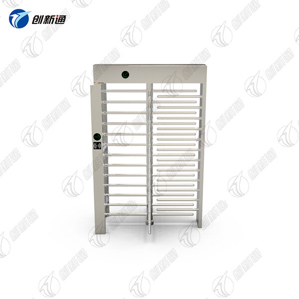 Full Height Turnstile Gate with 1200 Mm Depth for Extreme Cold Environments Minus 60 Degrees Celsius and 24V DC Power