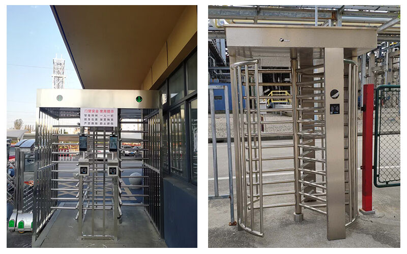 IP54 Protected Tripod Turnstile Gate with 100-240VAC Voltage and 550mm Passage Width for Secure Access Control