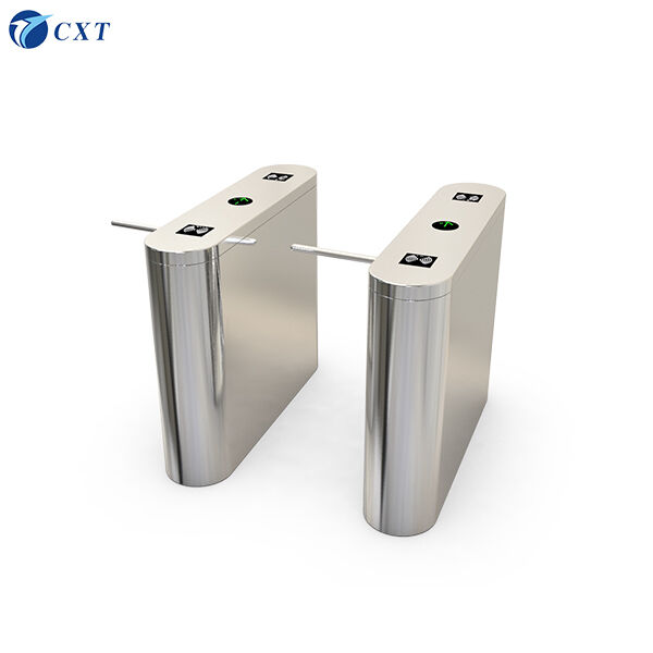 550mm Passagewidth Tripod Turnstile Gate with 2.0 Mm Cold-plated Steel Cabinet and IP54 Protection for Indoor Outdoor Use