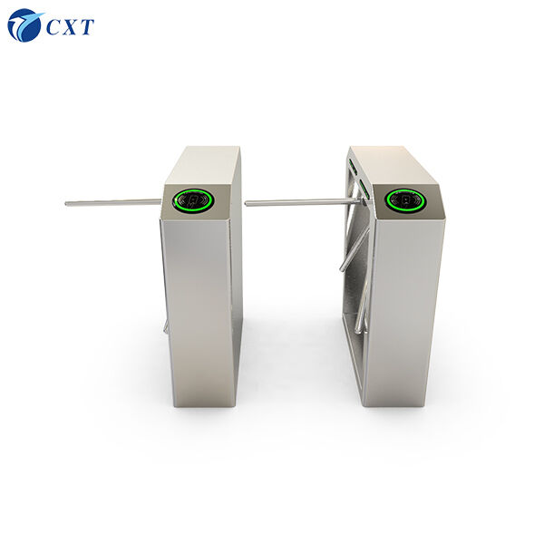 Tripod Turnstile Gate with 0.2 Seconds Gate Opening Time Aluminum Alloy Motor and Multiple Authentication Methods