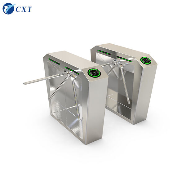 Tripod Turnstile Gate with 0.2 Seconds Gate Opening Time Aluminum Alloy Motor and Multiple Authentication Methods