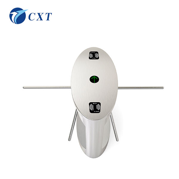 Tripod Turnstile Gate with 0.2 Seconds Gate Opening Time Aluminum Alloy Motor and Multiple Authentication Methods