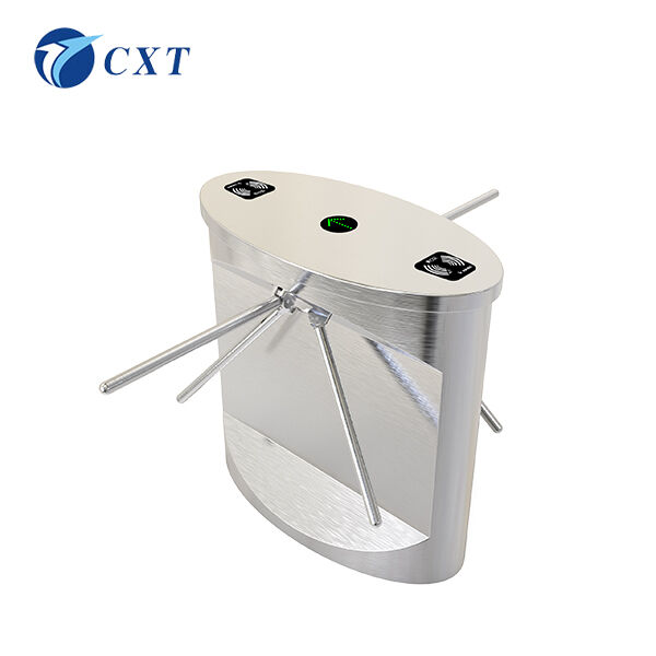 Tripod Turnstile Gate with 0.2 Seconds Gate Opening Time Aluminum Alloy Motor and Multiple Authentication Methods