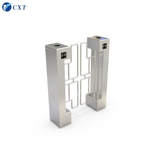 Acrylic Wing Material Swing Barrier Gate with IC Card Compatibility and Wide Temperature Range -20°C to 60°C