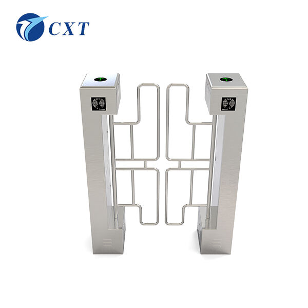 Acrylic Wing Material Swing Barrier Gate with IC Card Compatibility and Wide Temperature Range -20°C to 60°C