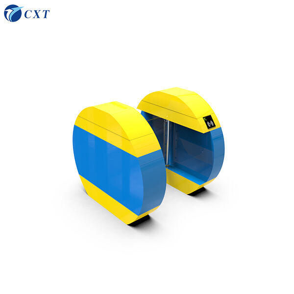 Swing Barrier Gate with 600-1300mm Pass Width IC Card ID Card Magnetic Card Barcode Enabled and 20-30 Thousands Pcs Face Bank for Access Control