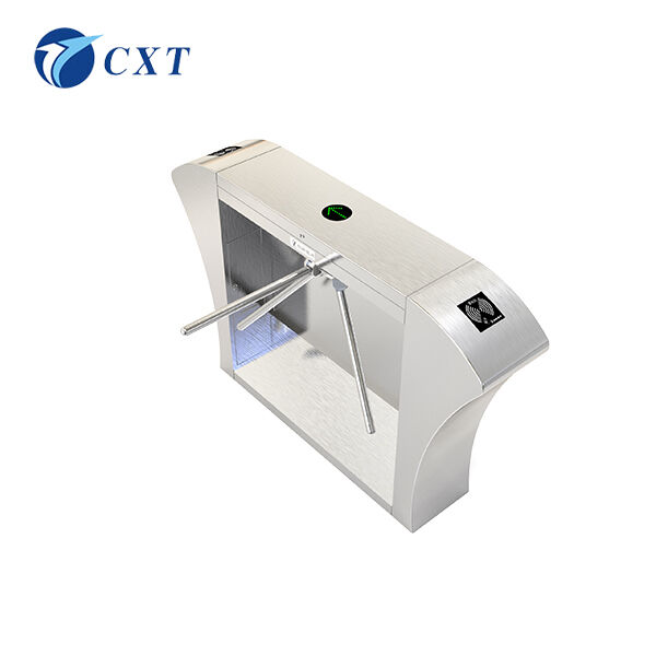 500mm Brake Lever Length Tripod Turnstile Gate with Germany Technology Electromagnetic Valve and Dry Contact Control Input