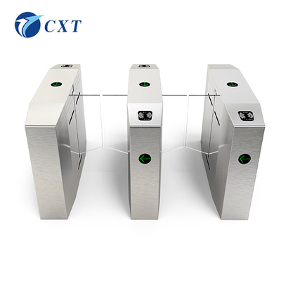 Good price Half Height Glass Swing Turnstile Electric Fingerprint 30-40 People/Min Passing Speed online