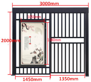 Advertising Pedestrian Entrance Gate Automatic Outdoor For Community