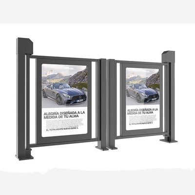 RFID Pedestrian Gate Access Control Advertising Door In Community