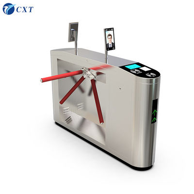 Bridge Type Tripod Turnstile Gate with 1200x280x980mm Dimensions 510mm Pole Length and 30W/24V DC Brushless Motor