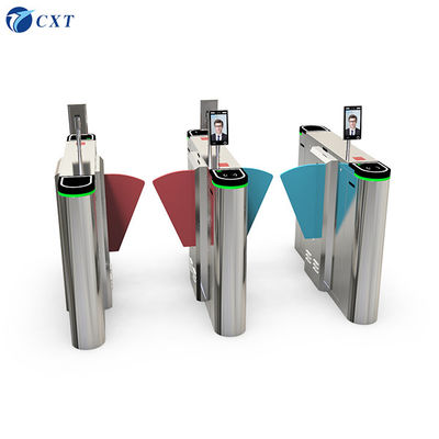 Office 300 People/Min Flap Gate Barrier Automatic Systems Turnstiles YW200