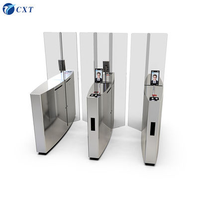 High Security Glass Swing Turnstile Access Control Multifunctional 510H