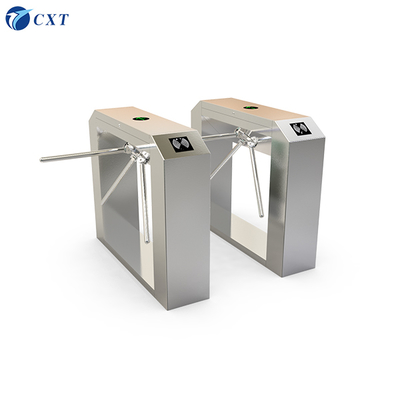 304 Stainless Steel Tripod Turnstile Gate 1200x280x980mm DC24V